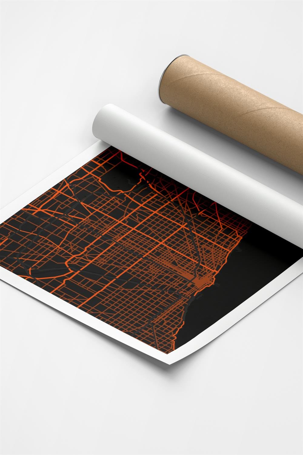 CHICAGO Harita Şehir Fine art Print Baskı Tablo Duvar Dekorasyon ürünü Çerçevesiz Poster