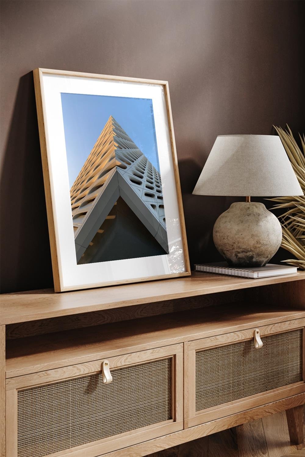 NO:12 TABLO Fine art Print Baskı Duvar Dekorasyon ürünü Ahşap Çerçeveli