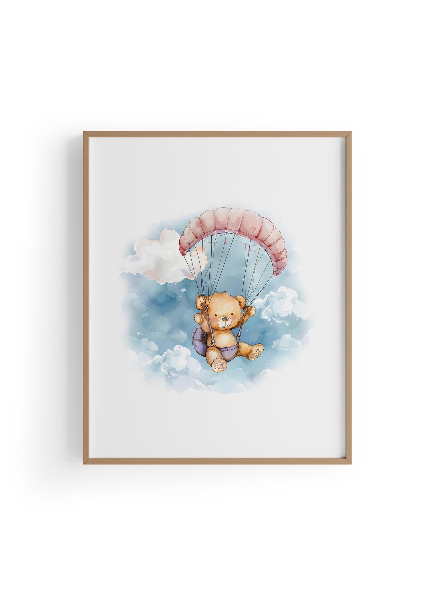 Flying Bear | Çocuk Odası Tablo