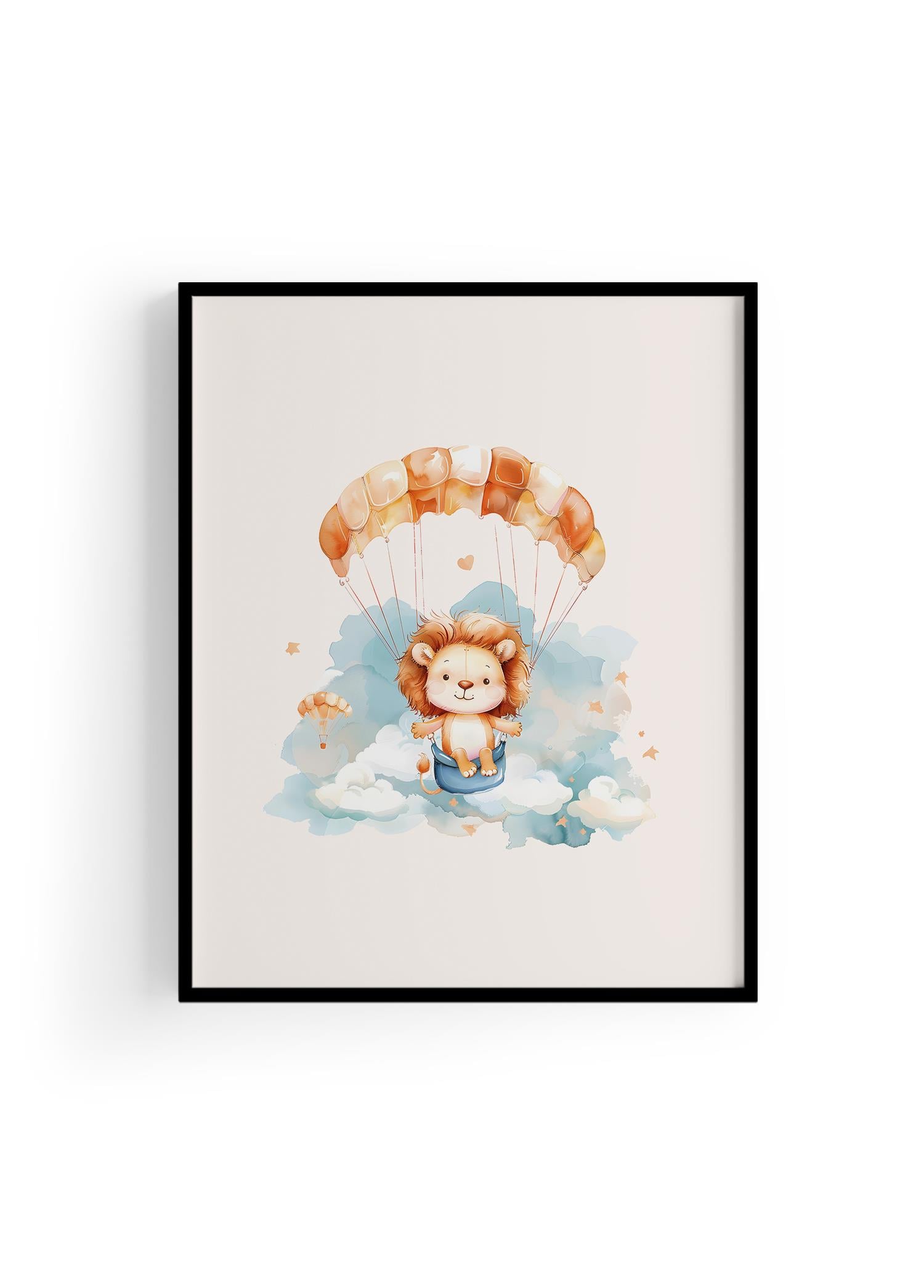 Flying Lion | Çocuk Odası Tablo