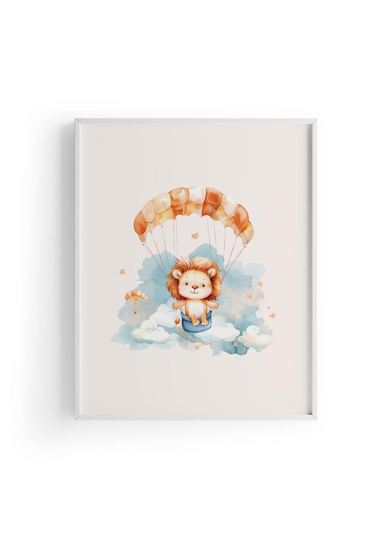 Flying Lion | Çocuk Odası Tablo