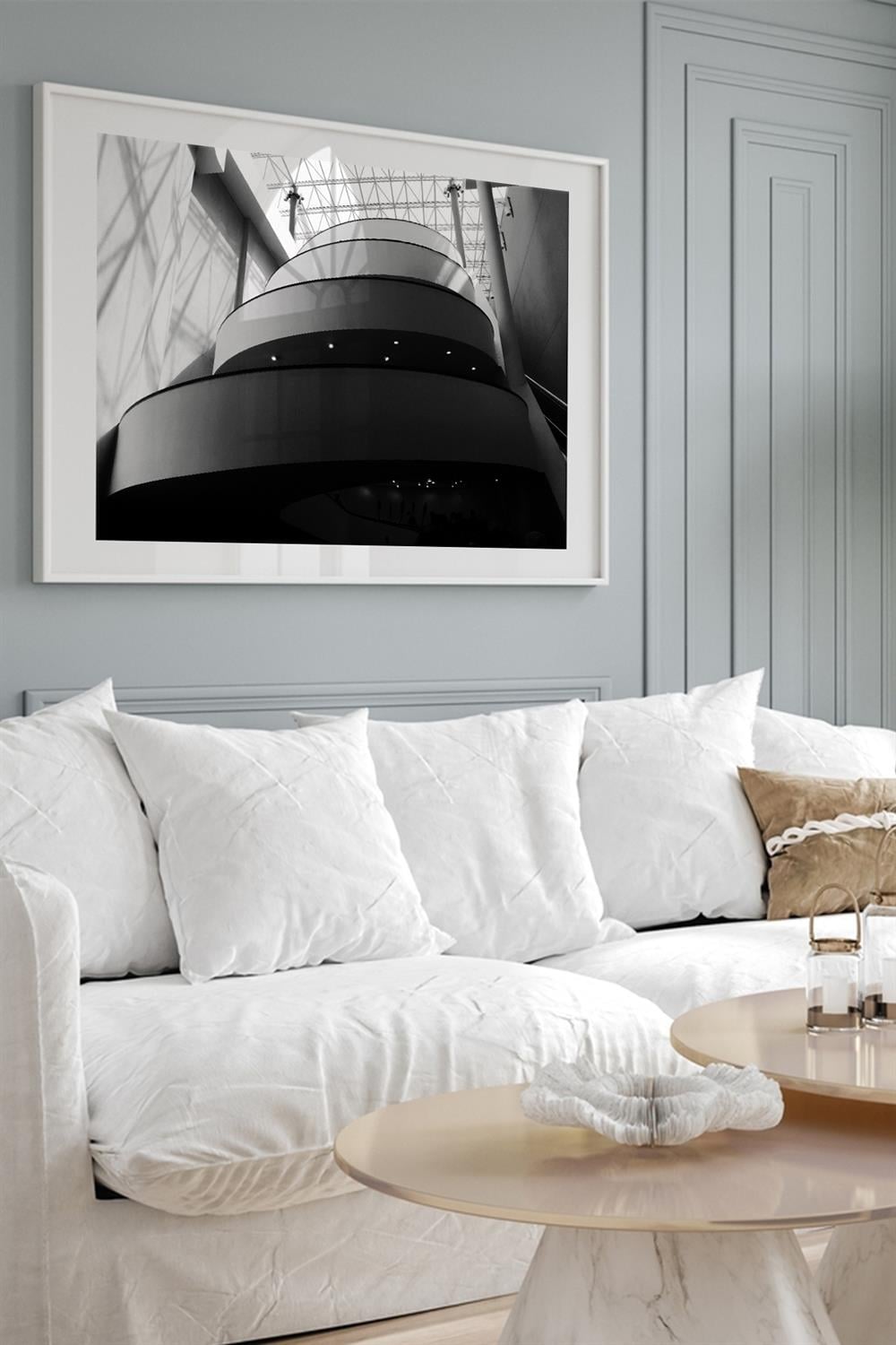 NO:14 TABLO Fine art Print Baskı Duvar Dekorasyon ürünü Siyah Çerçeveli