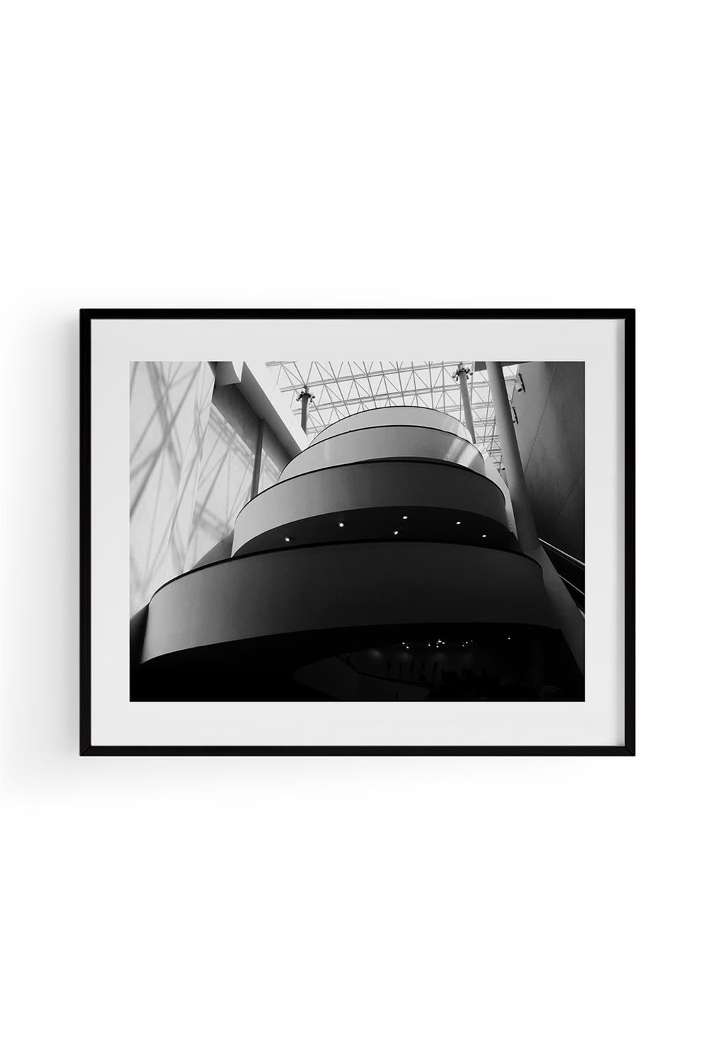 NO:14 TABLO Fine art Print Baskı Duvar Dekorasyon ürünü Siyah Çerçeveli