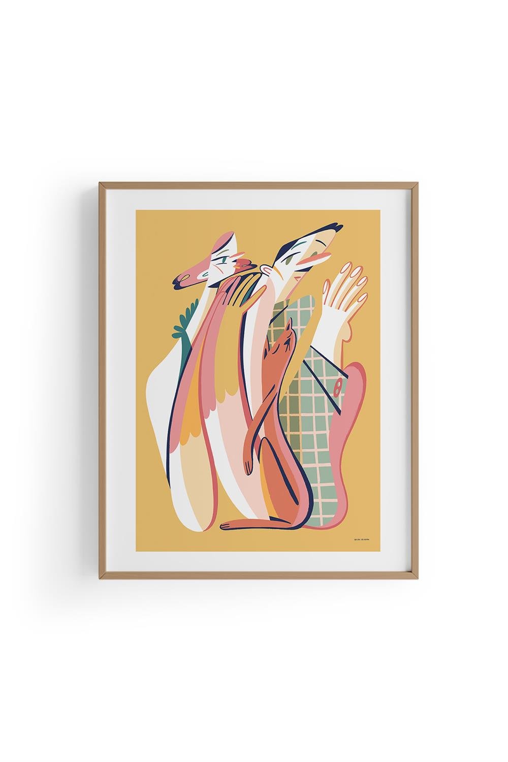 NO:10 İllüstrasyon Fine art Print Baskı Tablo Duvar Dekorasyon ürünü Çerçevesiz Poster