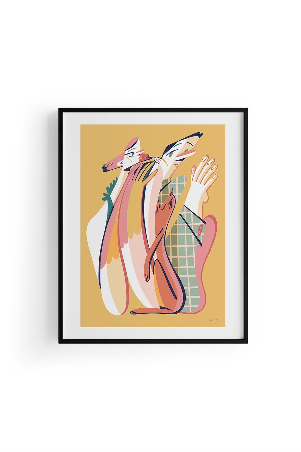 NO:10 İllüstrasyon Fine art Print Baskı Tablo Duvar Dekorasyon ürünü Çerçevesiz Poster