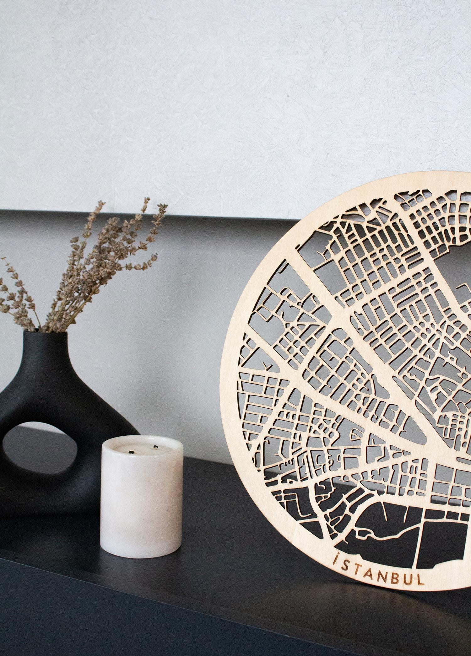 Istanbul Wooden City Map
