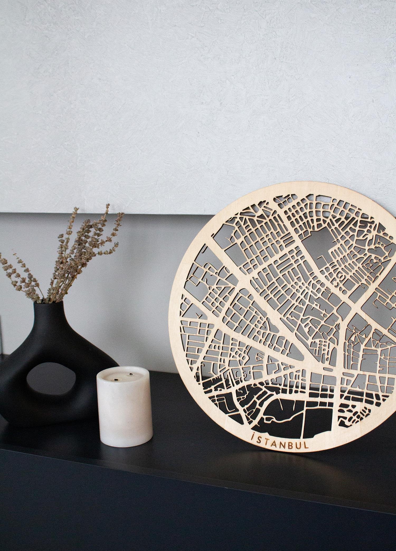 Istanbul Wooden City Map