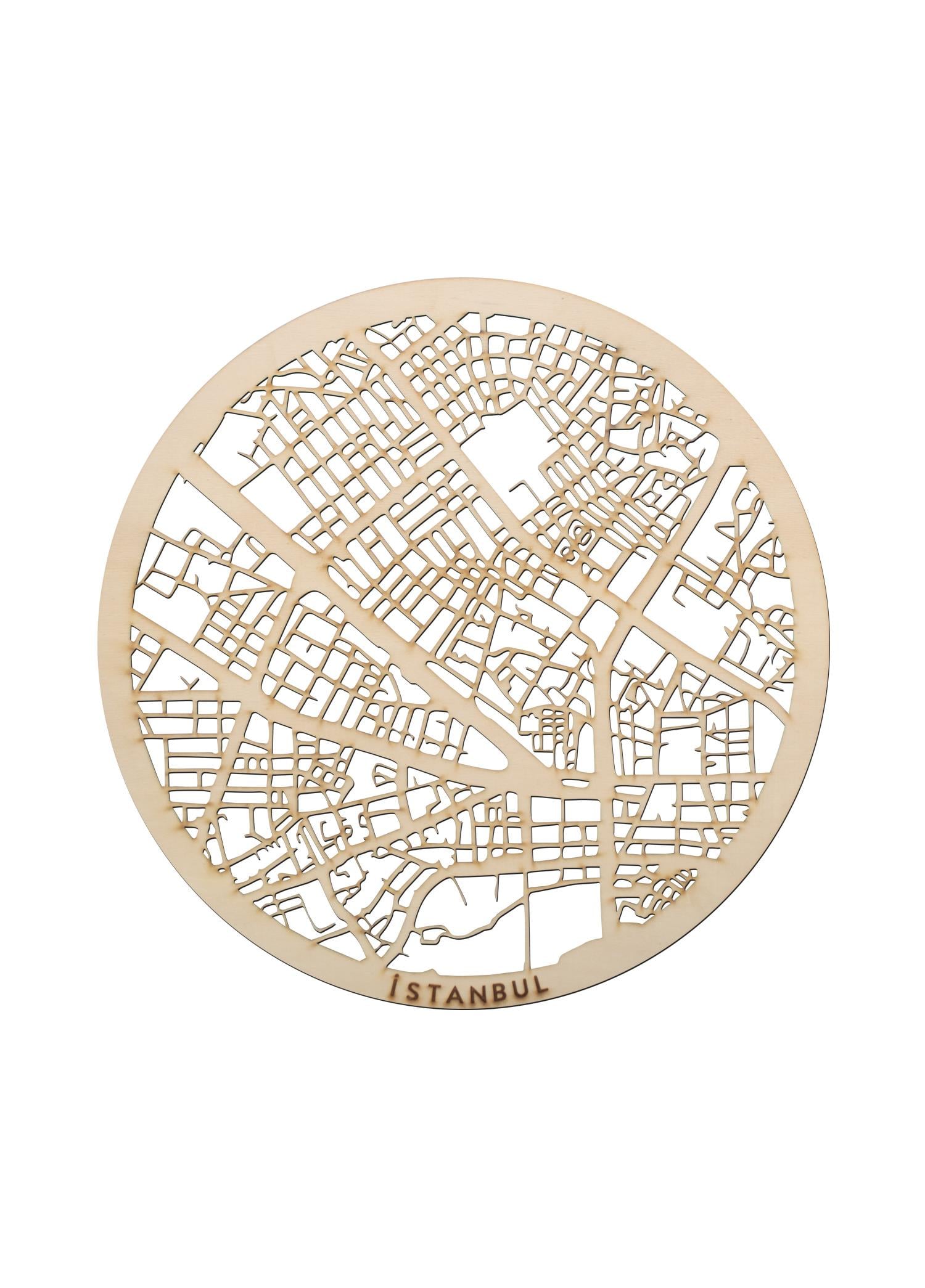 İstanbul Ahşap Şehir Haritası