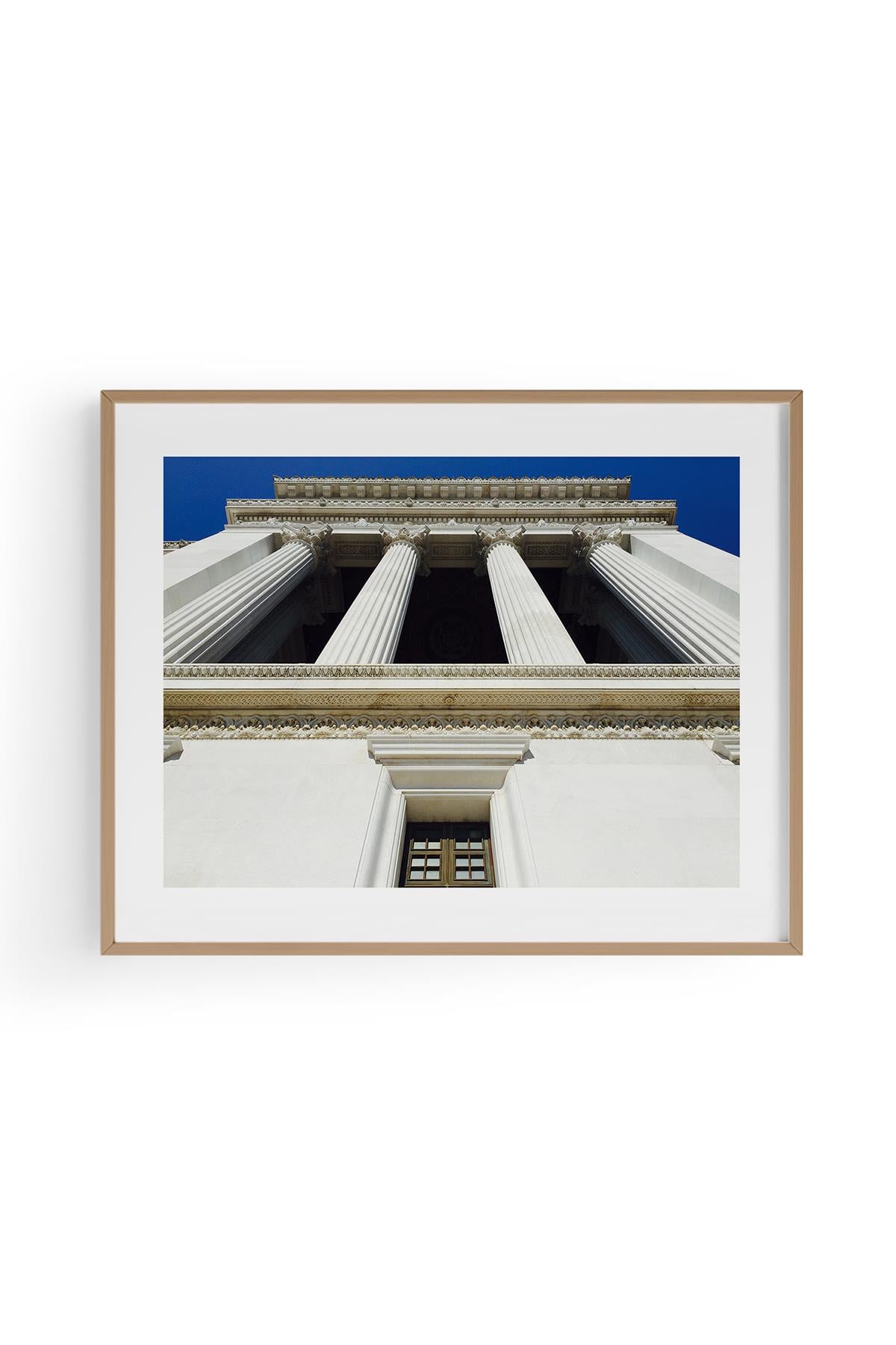 NO:18 TABLO Fine art Print Baskı Duvar Dekorasyon ürünü Siyah Çerçeveli