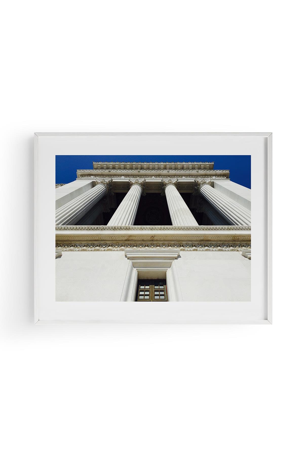 NO:18 TABLO Fine art Print Baskı Duvar Dekorasyon ürünü Siyah Çerçeveli