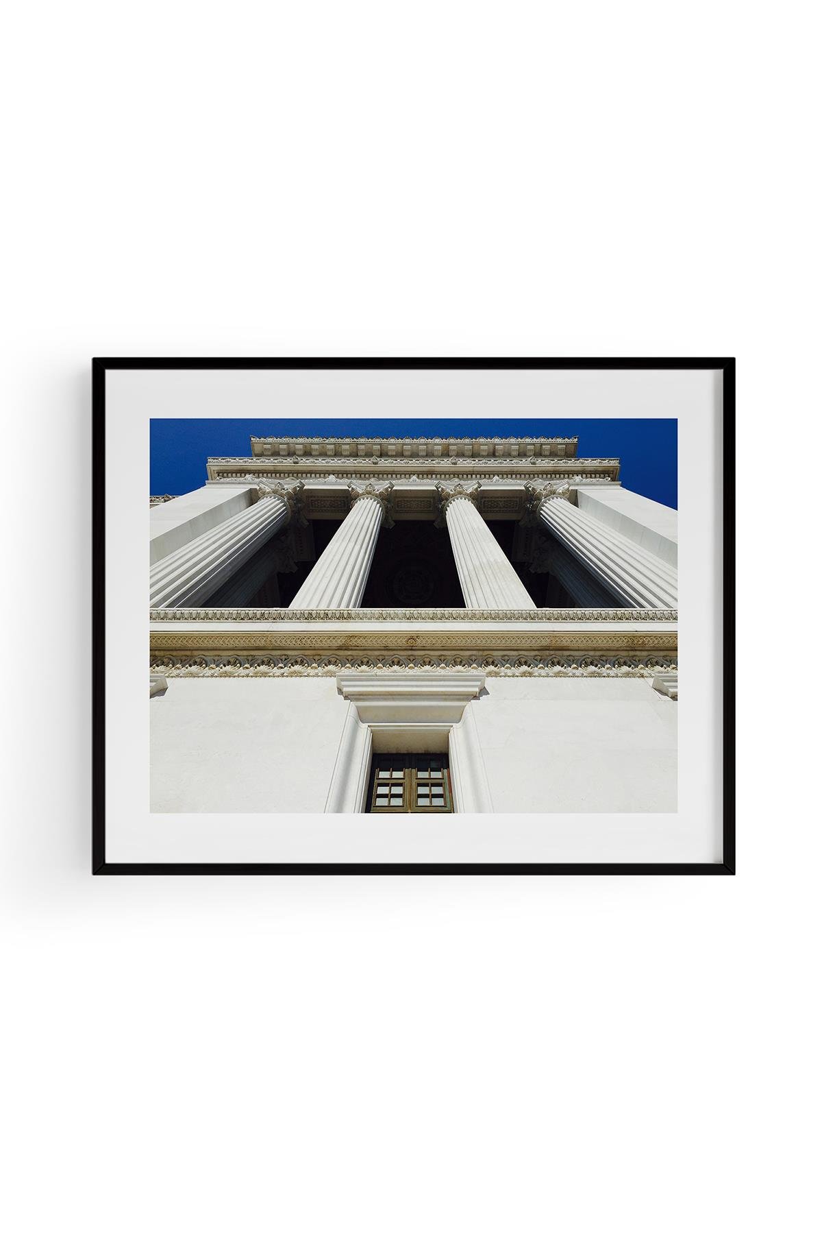 NO:18 TABLO Fine art Print Baskı Duvar Dekorasyon ürünü Siyah Çerçeveli