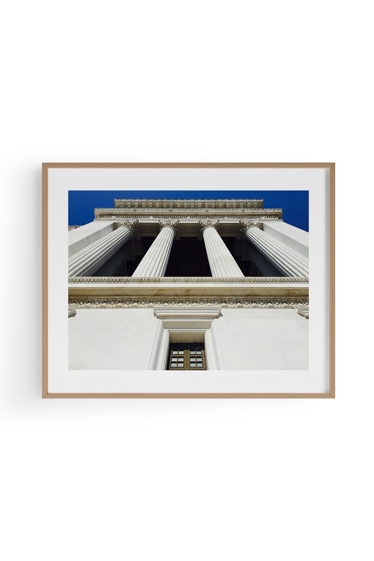 NO:18 TABLO Fine art Print Baskı Duvar Dekorasyon ürünü Siyah Çerçeveli