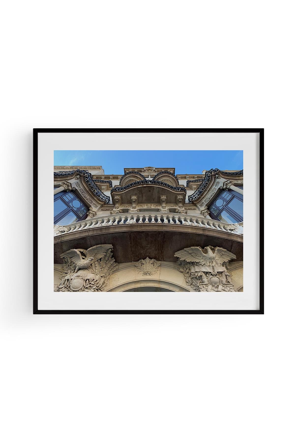 NO:20 TABLO Fine art Print Baskı Duvar Dekorasyon ürünü Siyah Çerçeveli