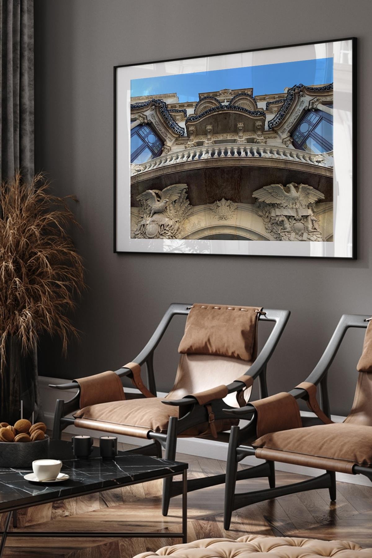 NO:20 TABLO Fine art Print Baskı Duvar Dekorasyon ürünü Siyah Çerçeveli