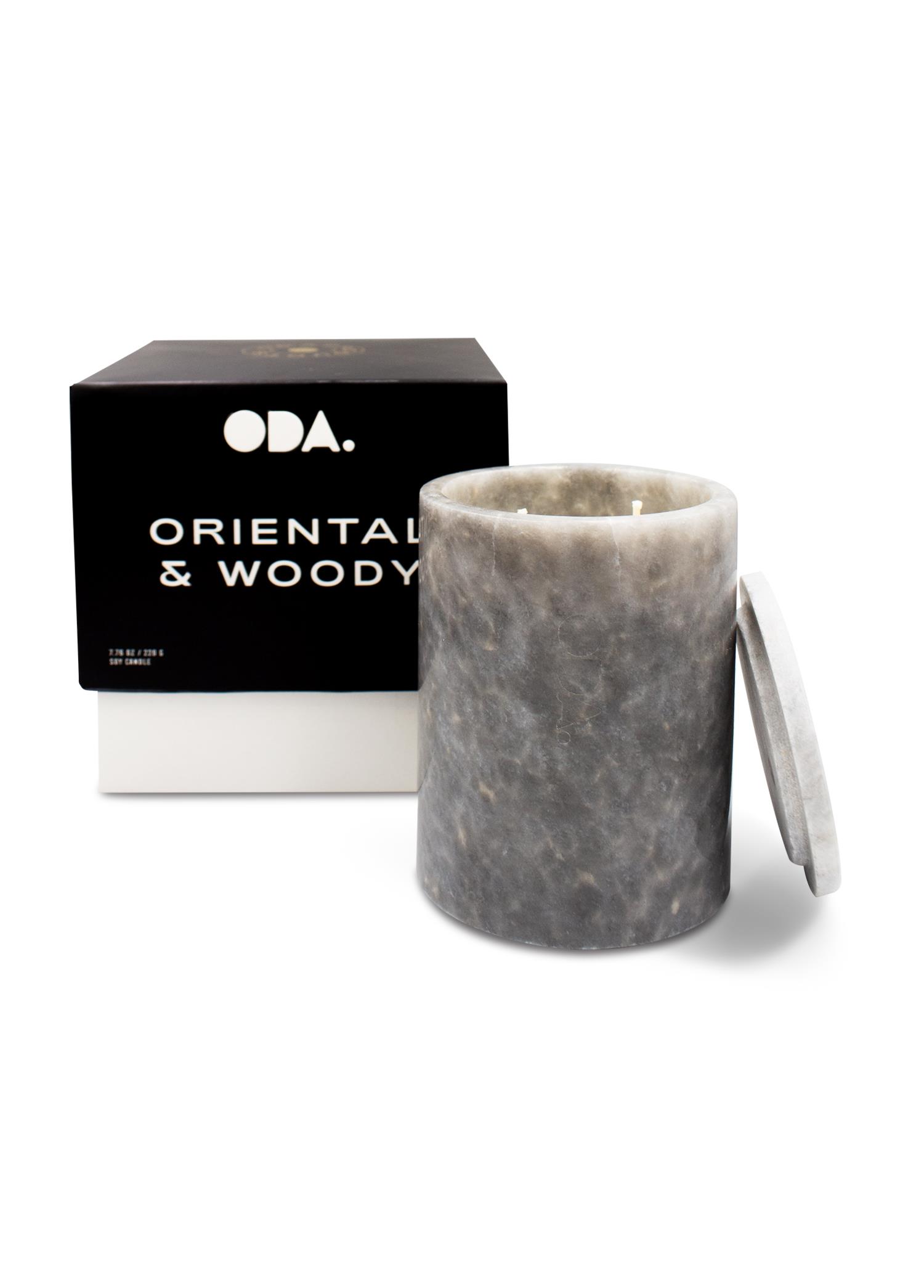 No: 11 Grey Whisper Marble Candle