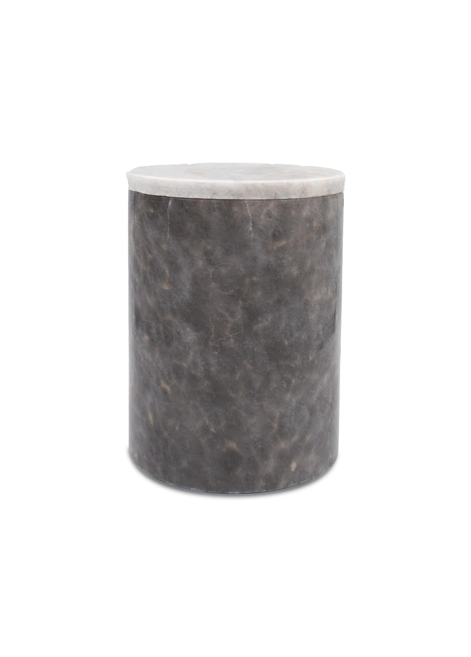 No: 11 Grey Whisper Marble Candle