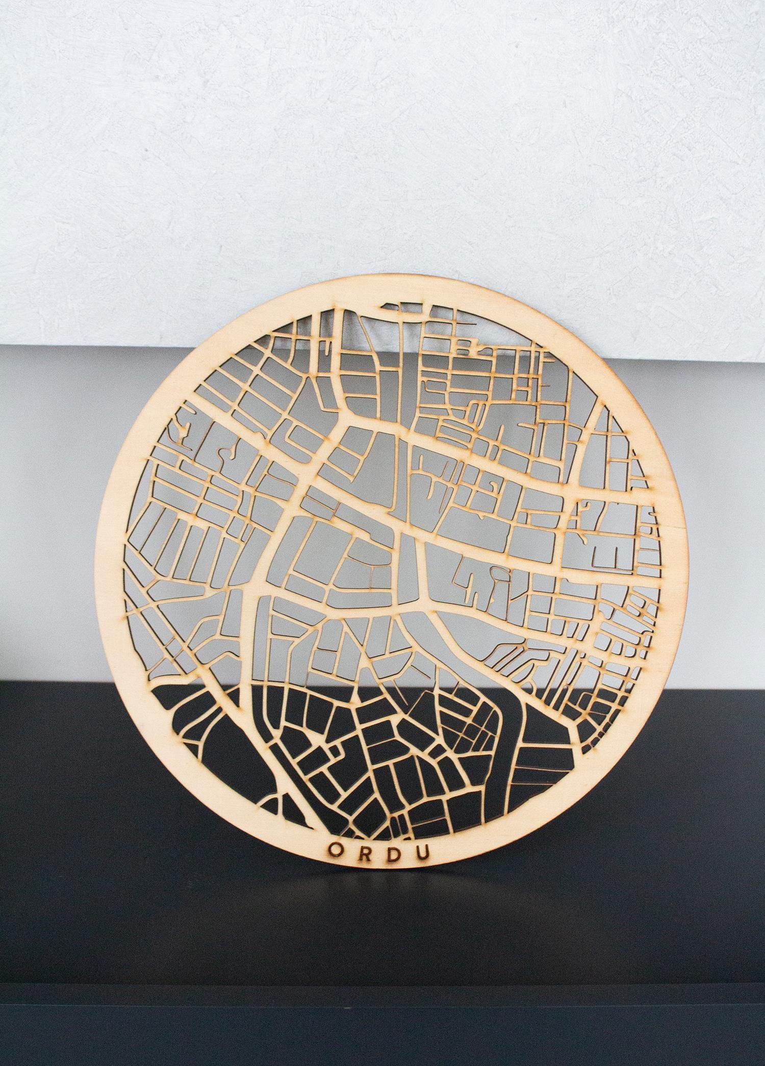 Ordu Wooden City Map