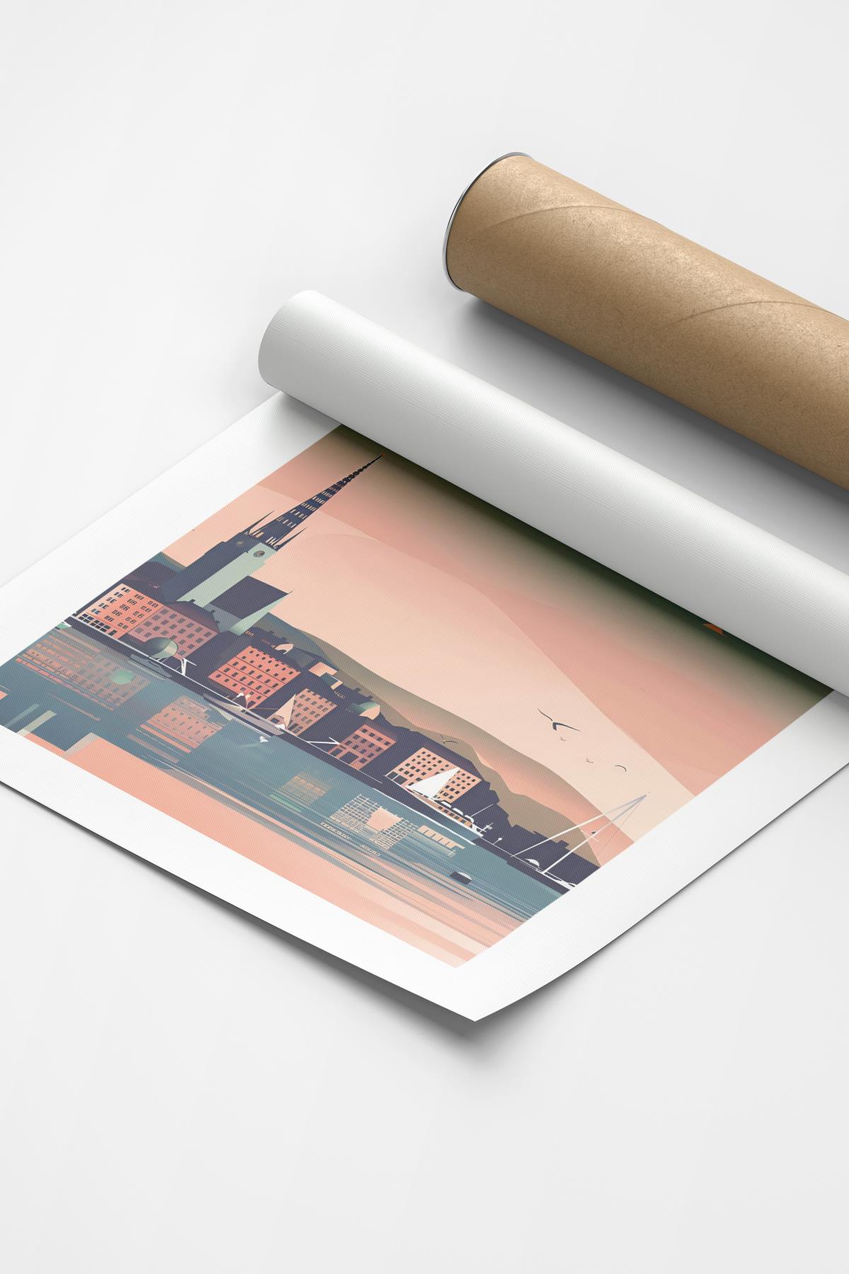 Oslo | Şehir Posteri