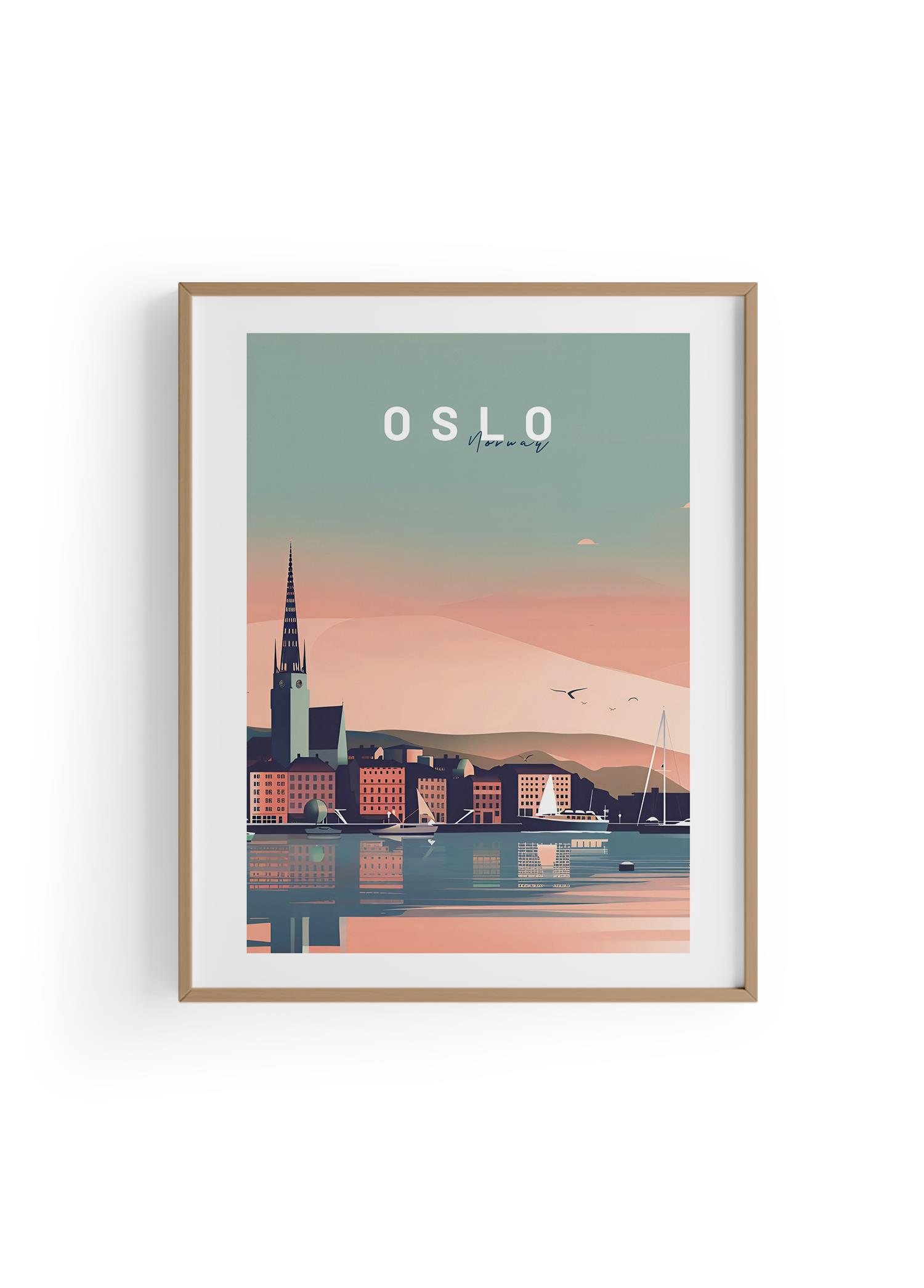Oslo | Şehir Posteri