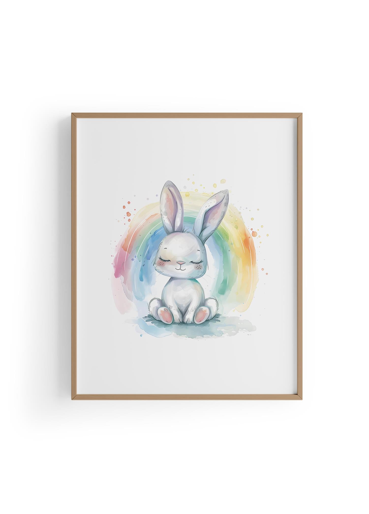 Rainbow Bunny | Çocuk Odası Tablo