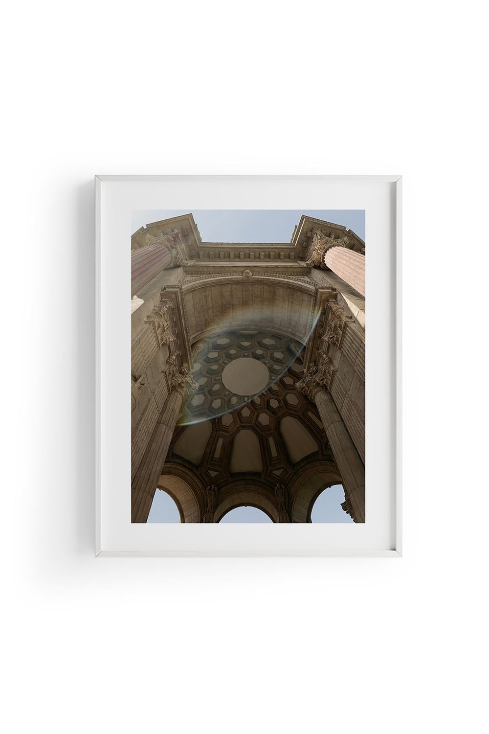 NO:26 TABLO Fine art Print Baskı Duvar Dekorasyon ürünü Beyaz Çerçeveli
