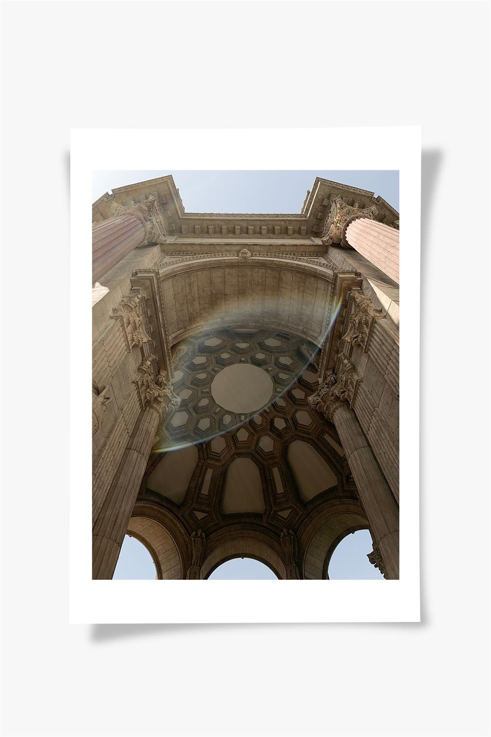 NO:26 TABLO Fine art Print Baskı Duvar Dekorasyon ürünü Beyaz Çerçeveli