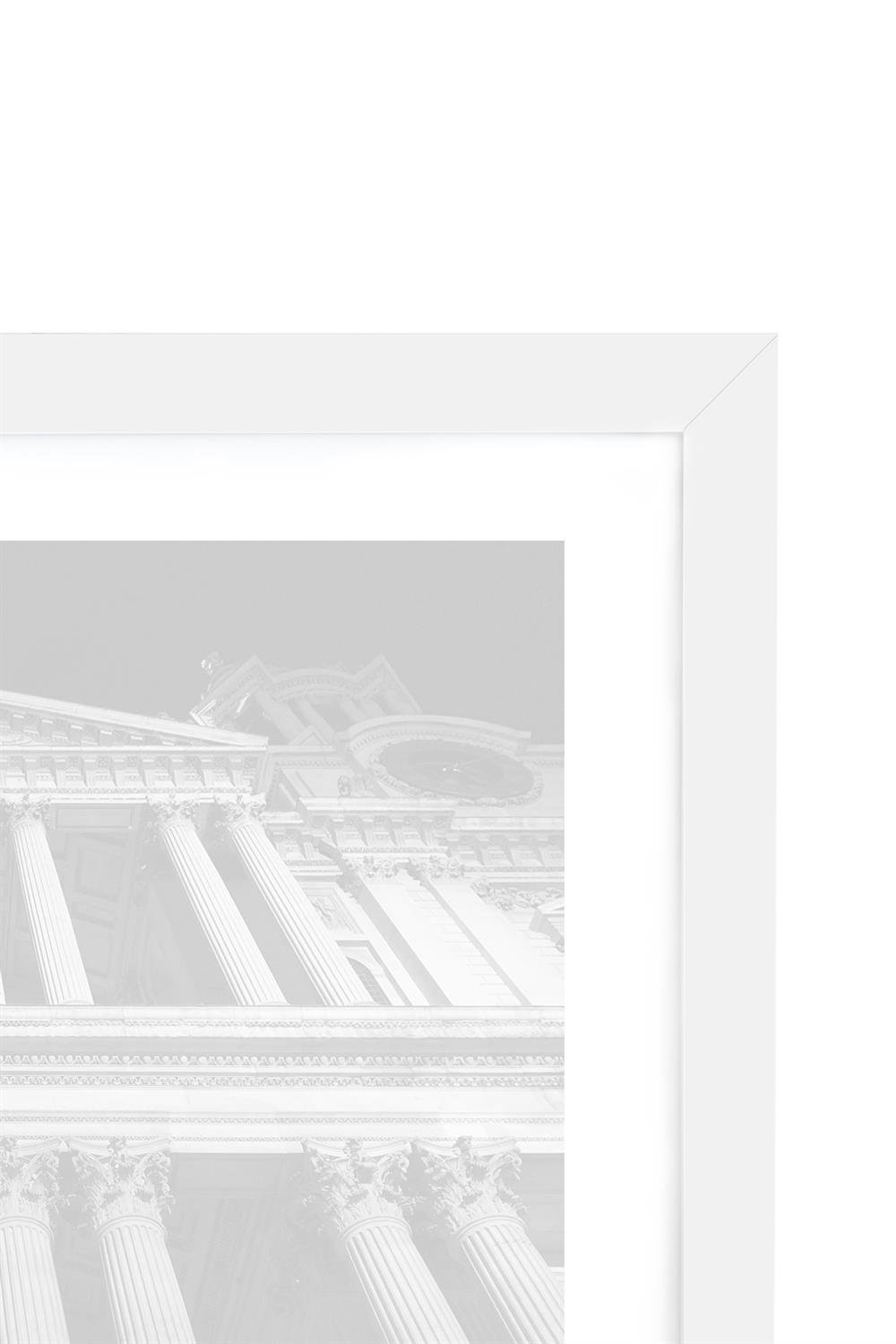 NO:27 TABLO Fine art Print Baskı Duvar Dekorasyon ürünü Beyaz Çerçeveli