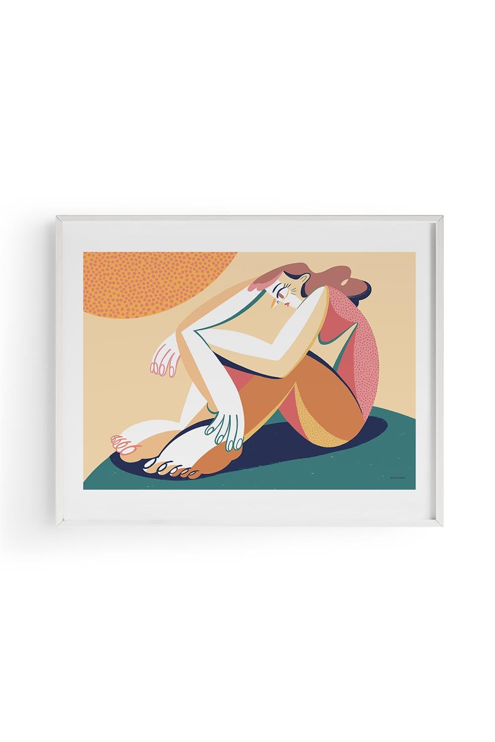 NO:6  İllüstrasyon Fine art Print Baskı Tablo Duvar Dekorasyon ürünü Çerçevesiz Poster