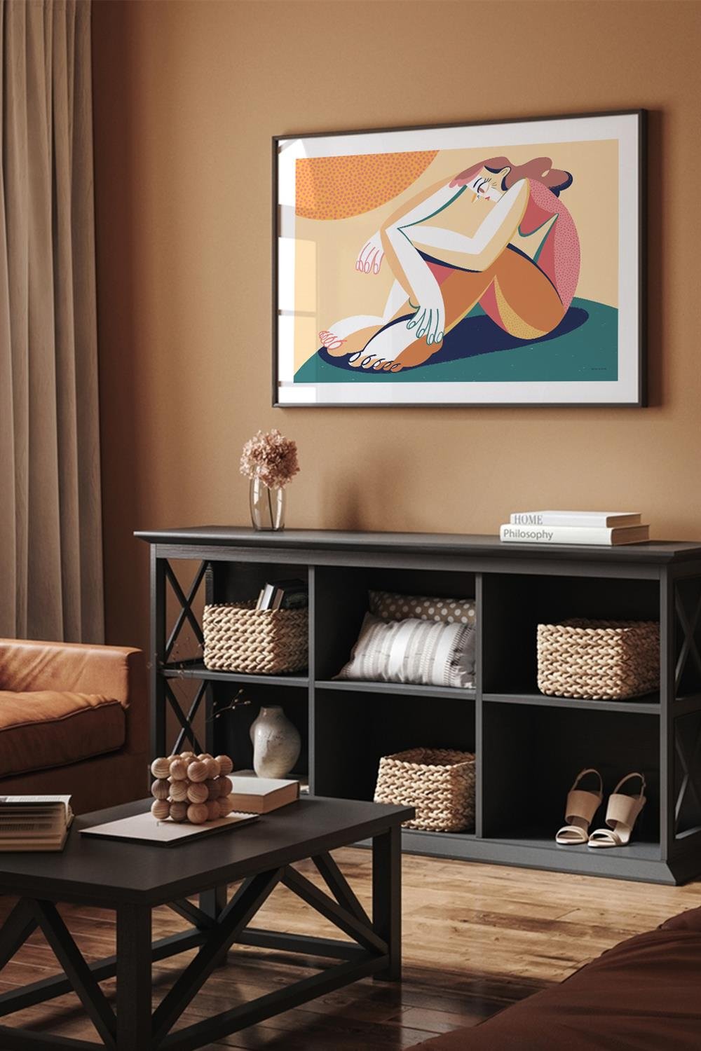 NO:6  İllüstrasyon Fine art Print Baskı Tablo Duvar Dekorasyon ürünü Çerçevesiz Poster