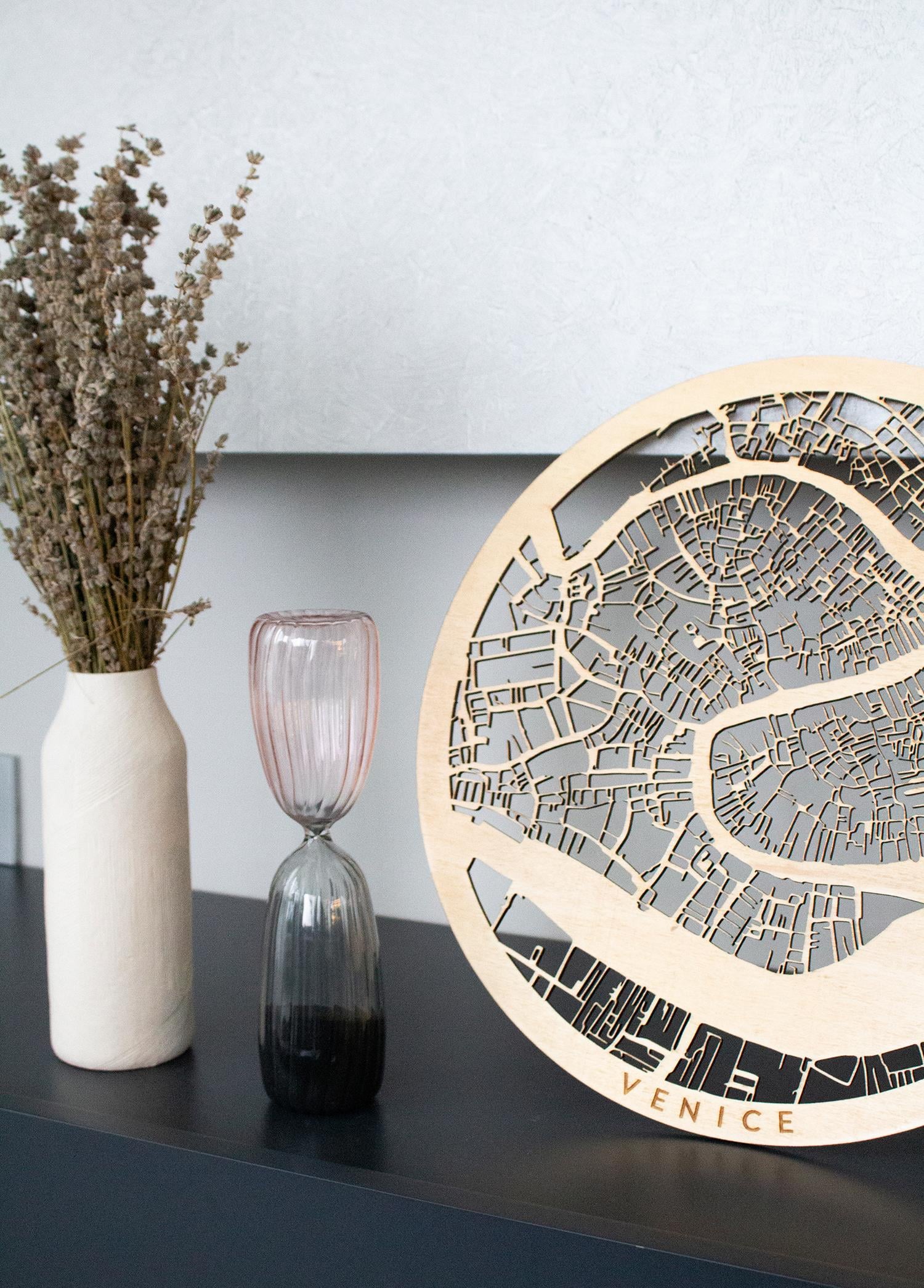Venice Wooden City Map