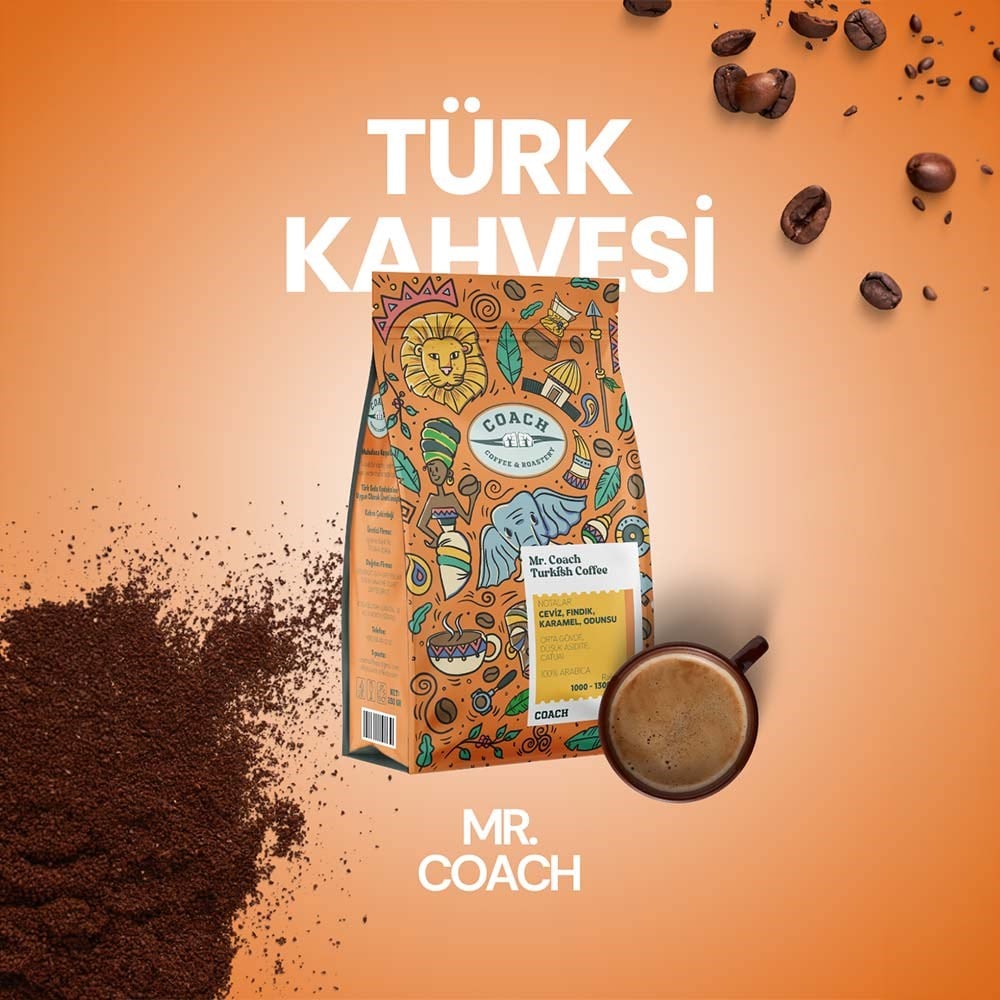 Coach Coffee Mr. Coach Premium Öğütülmüş Türk Kahvesi 250 Gr