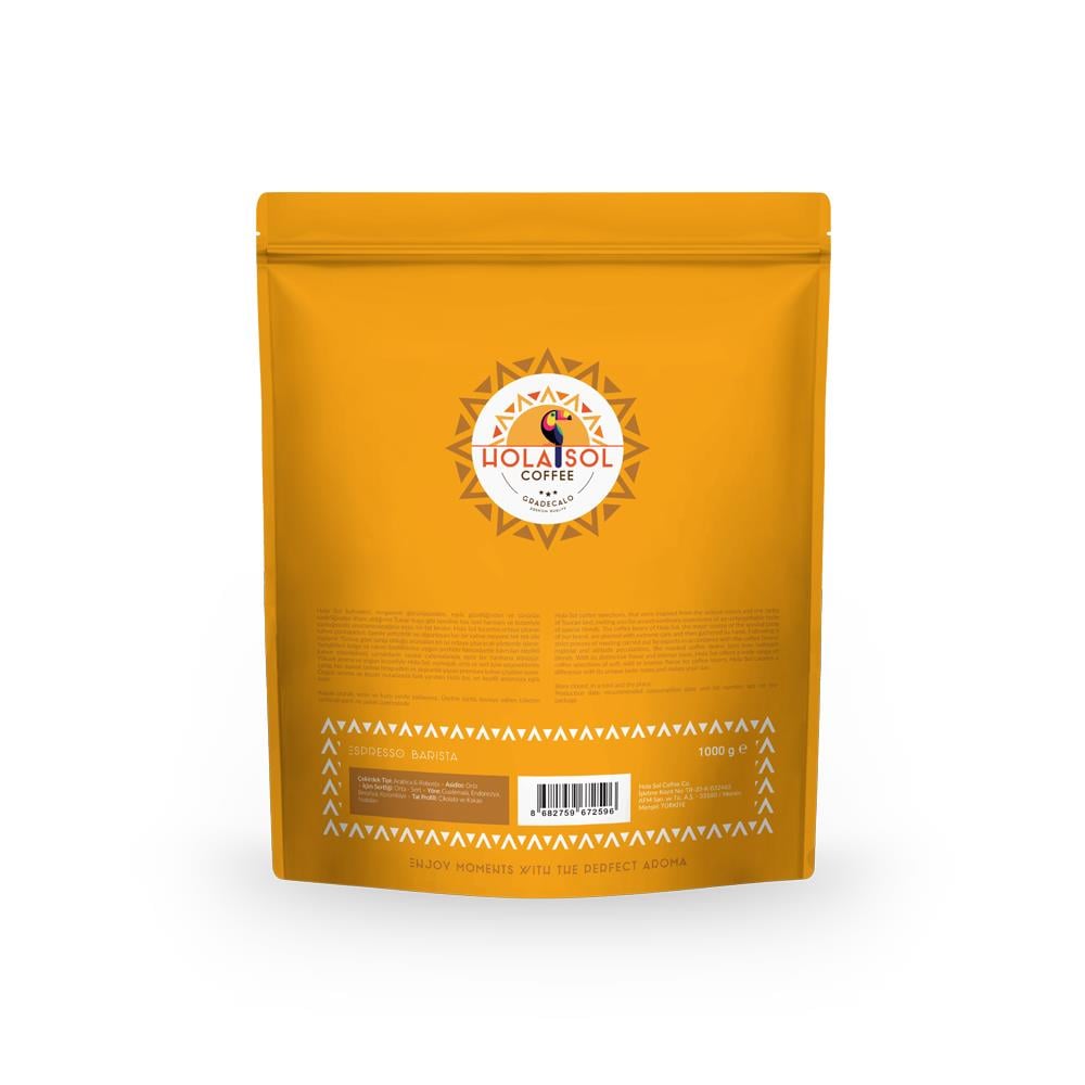 Hola Sol Espresso Barista Çekirdek Kahve 1000 Gr