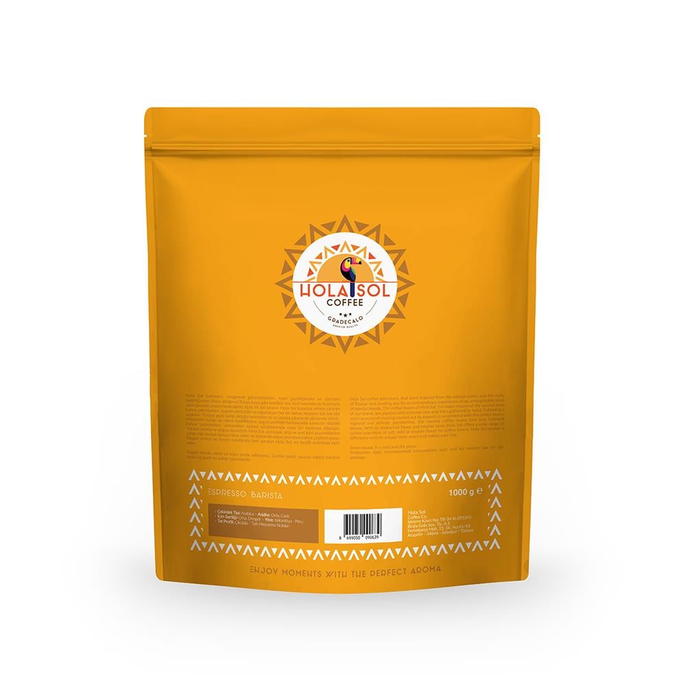 Hola Sol Espresso Barista Çekirdek Kahve 1000 Gr
