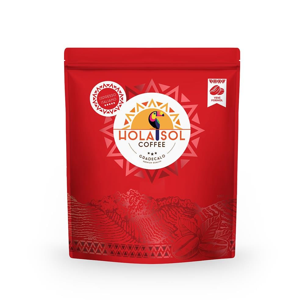 Hola Sol Espresso Italiano Çekirdek Kahve 1000 Gr