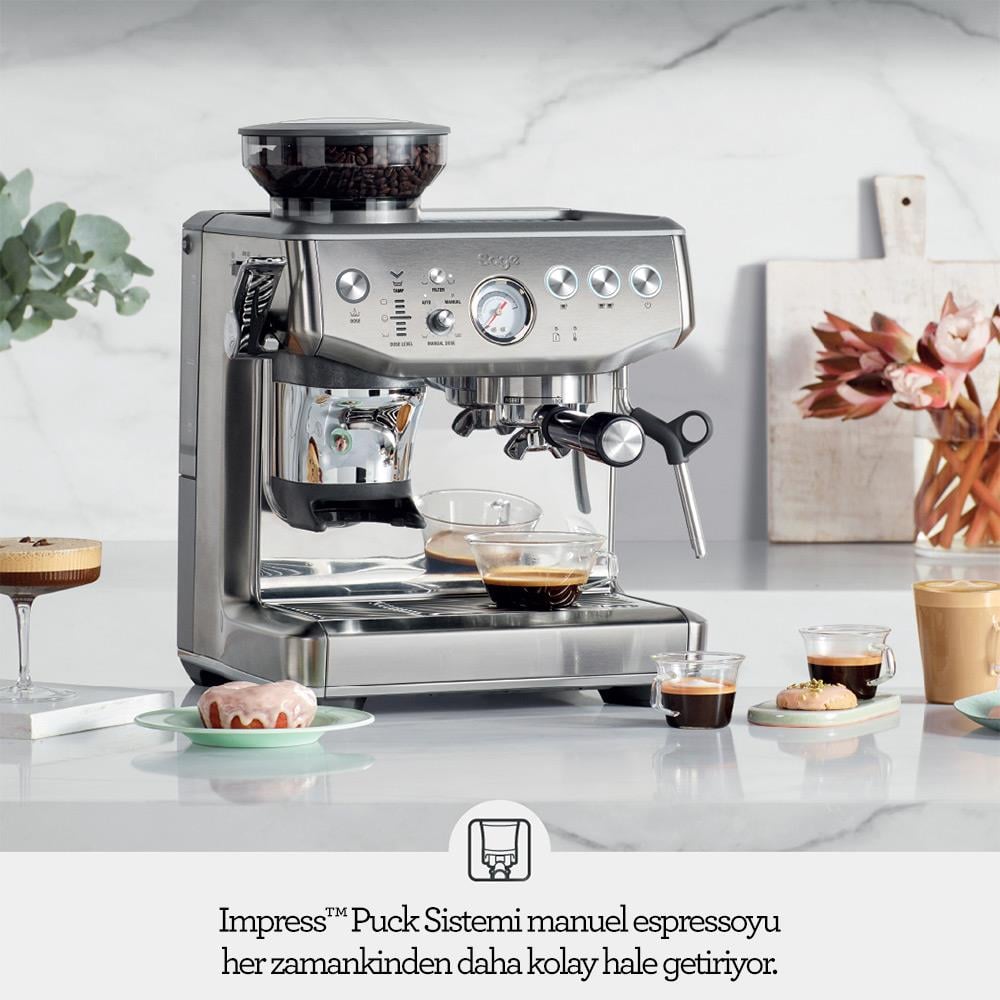 Sage SES876 The Barista Express™ Impress Espresso Makinesi