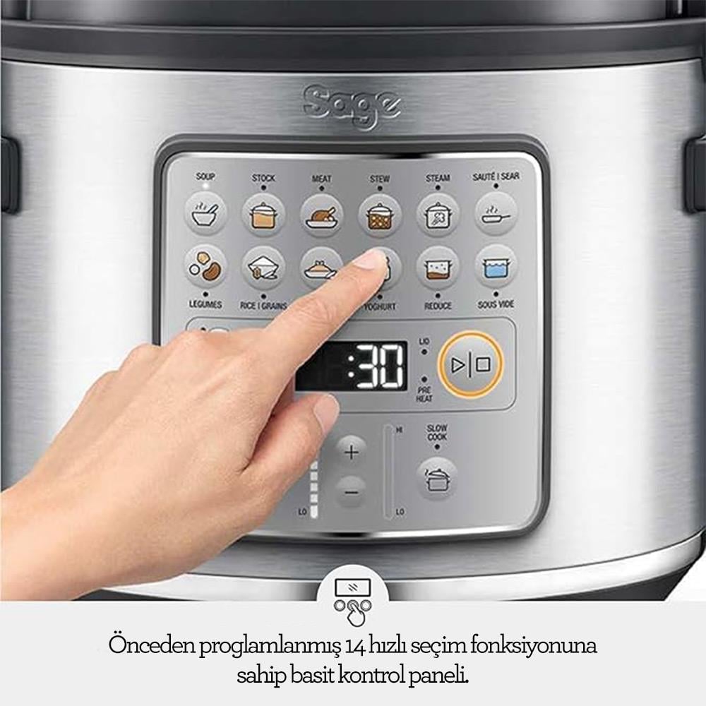 Sage SPR680 The Fast Slow Go™ Akıllı Düdüklü