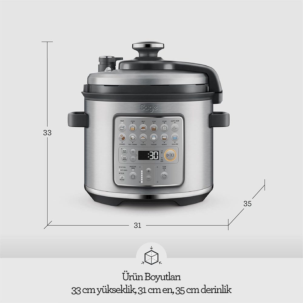 Sage SPR680 The Fast Slow Go™ Akıllı Düdüklü
