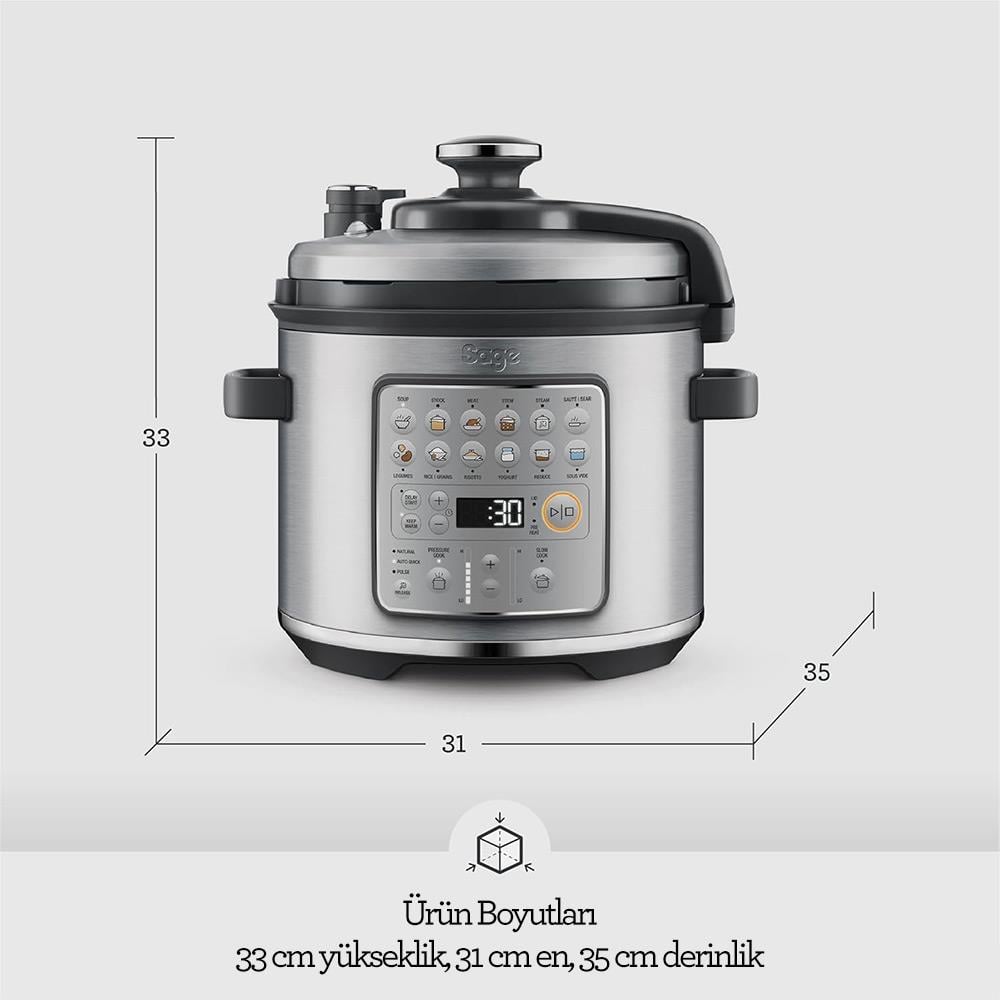 Sage SPR680 The Fast Slow Go™ Akıllı Düdüklü