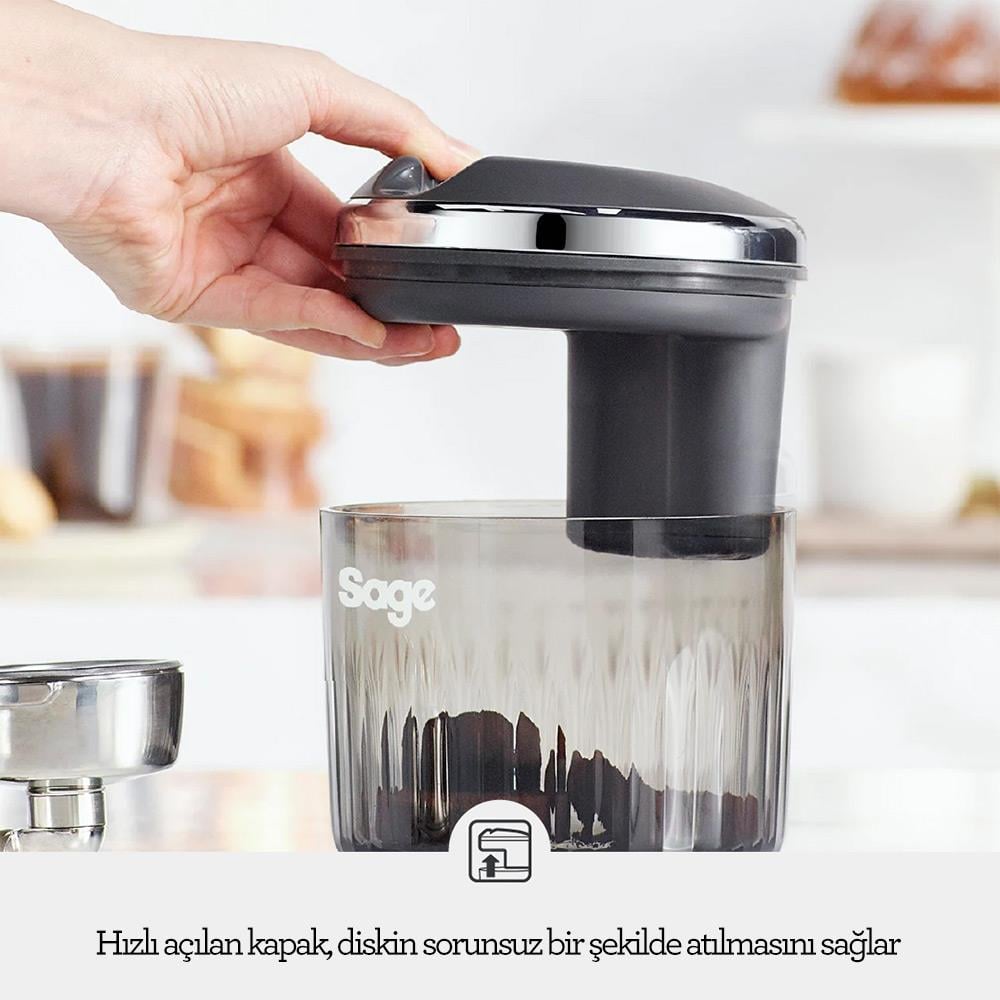 Sage The Puck Sucker™ Vakumlu Kahve Posa Kabı