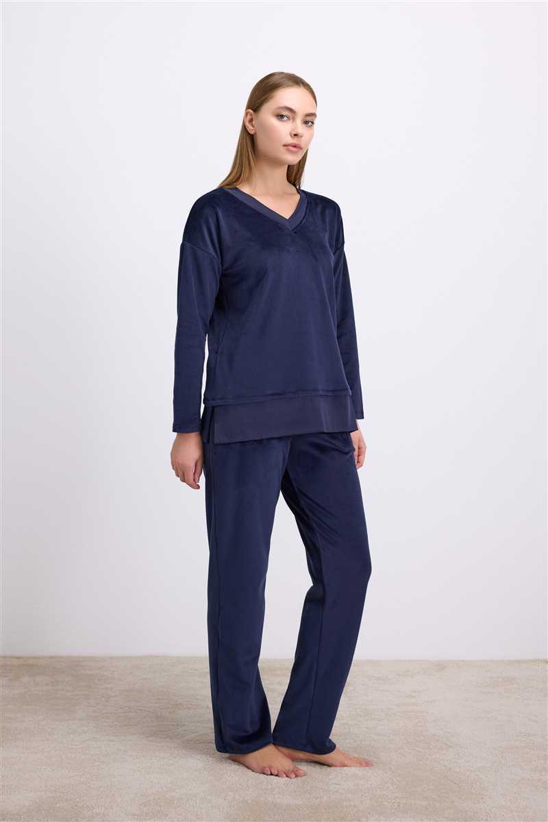 Kadın Uzun Kol Sweatshirt ve Pantolon Takım ( 11573 )