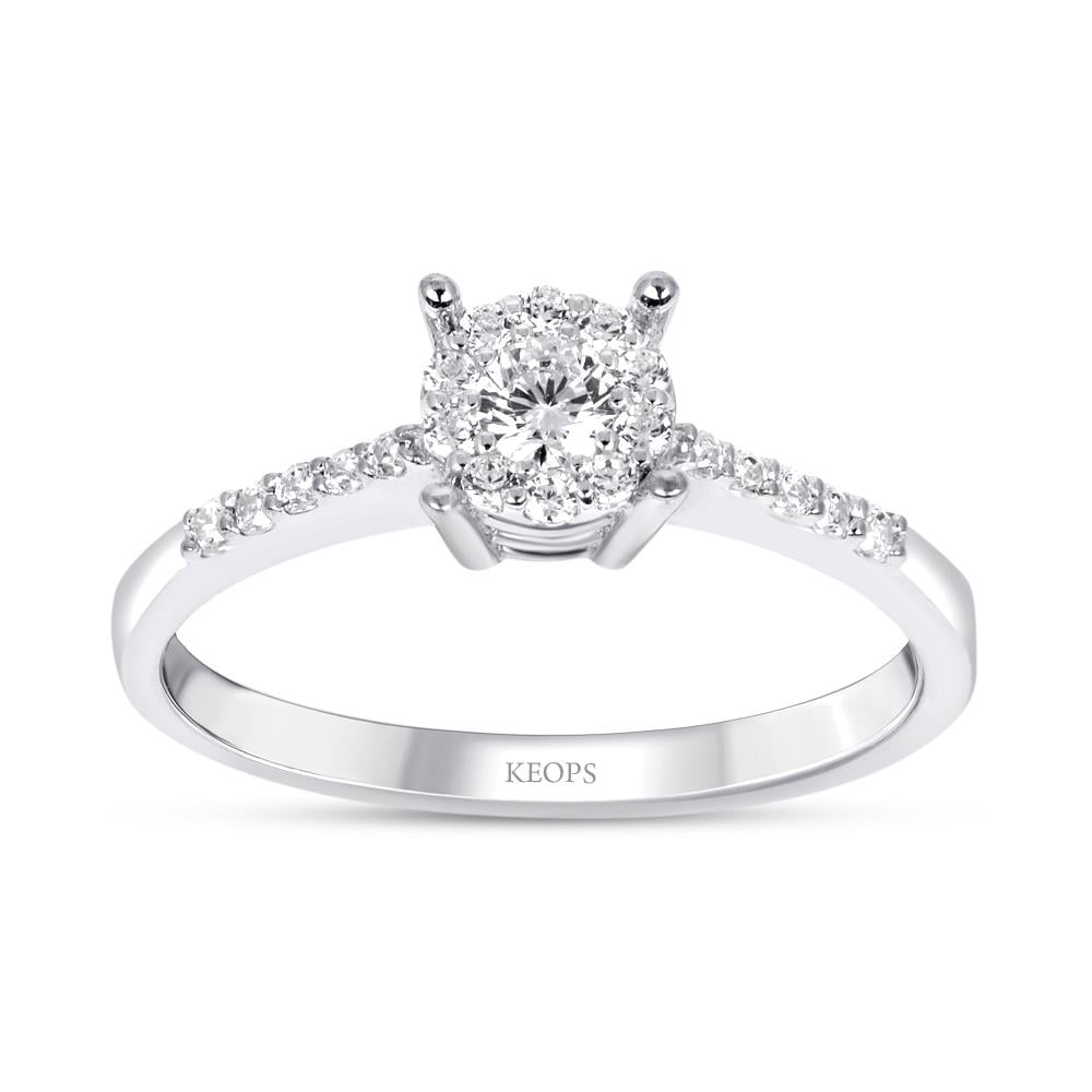 0.18 Karat Fantezi Pırlanta Yüzük