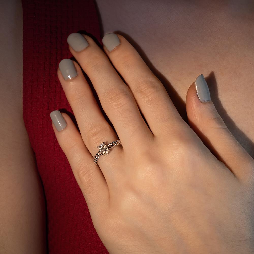 0.17 Karat Fantezi Pırlanta Yüzük