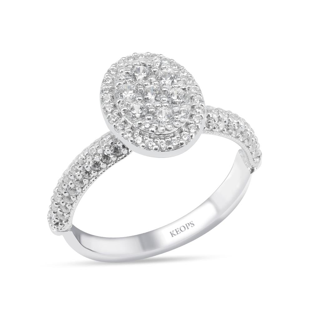 0.70 Karat Vintage Oval Yüzük