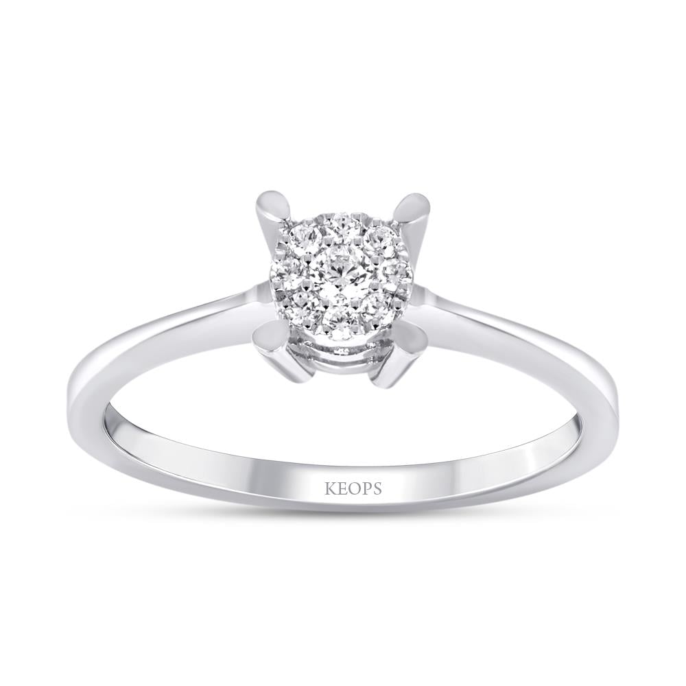 0.08 Karat Fantezi Pırlanta Yüzük