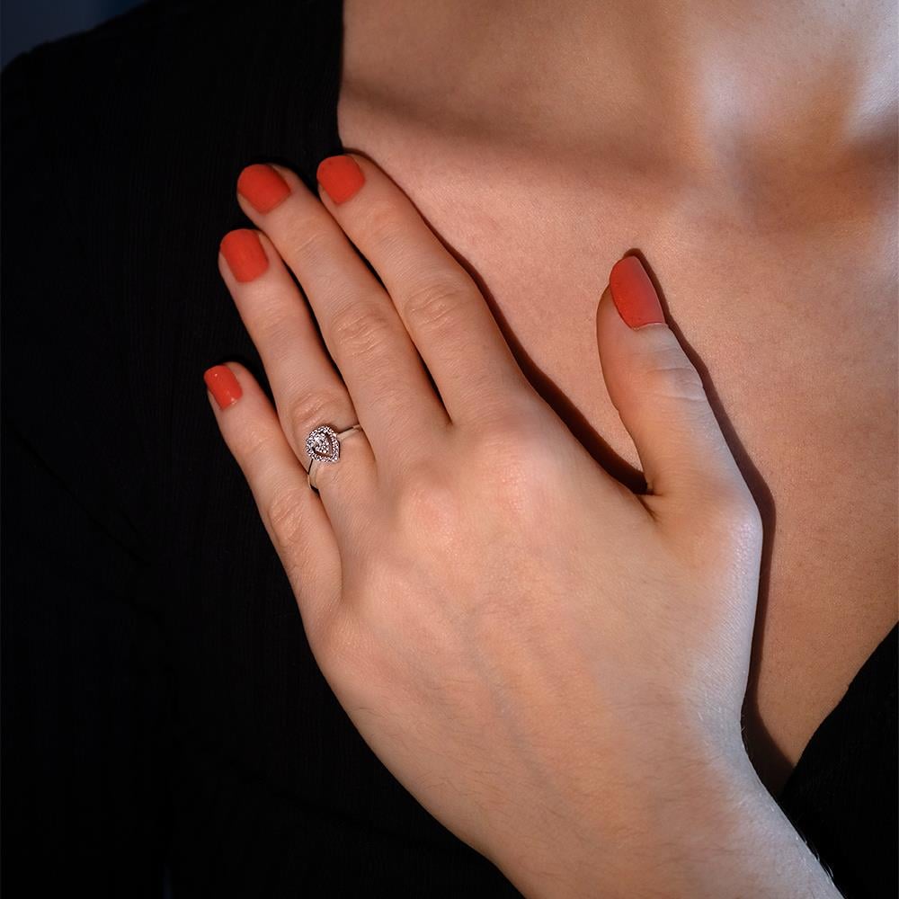 0.18 Karat Fantezi Pırlanta Yüzük