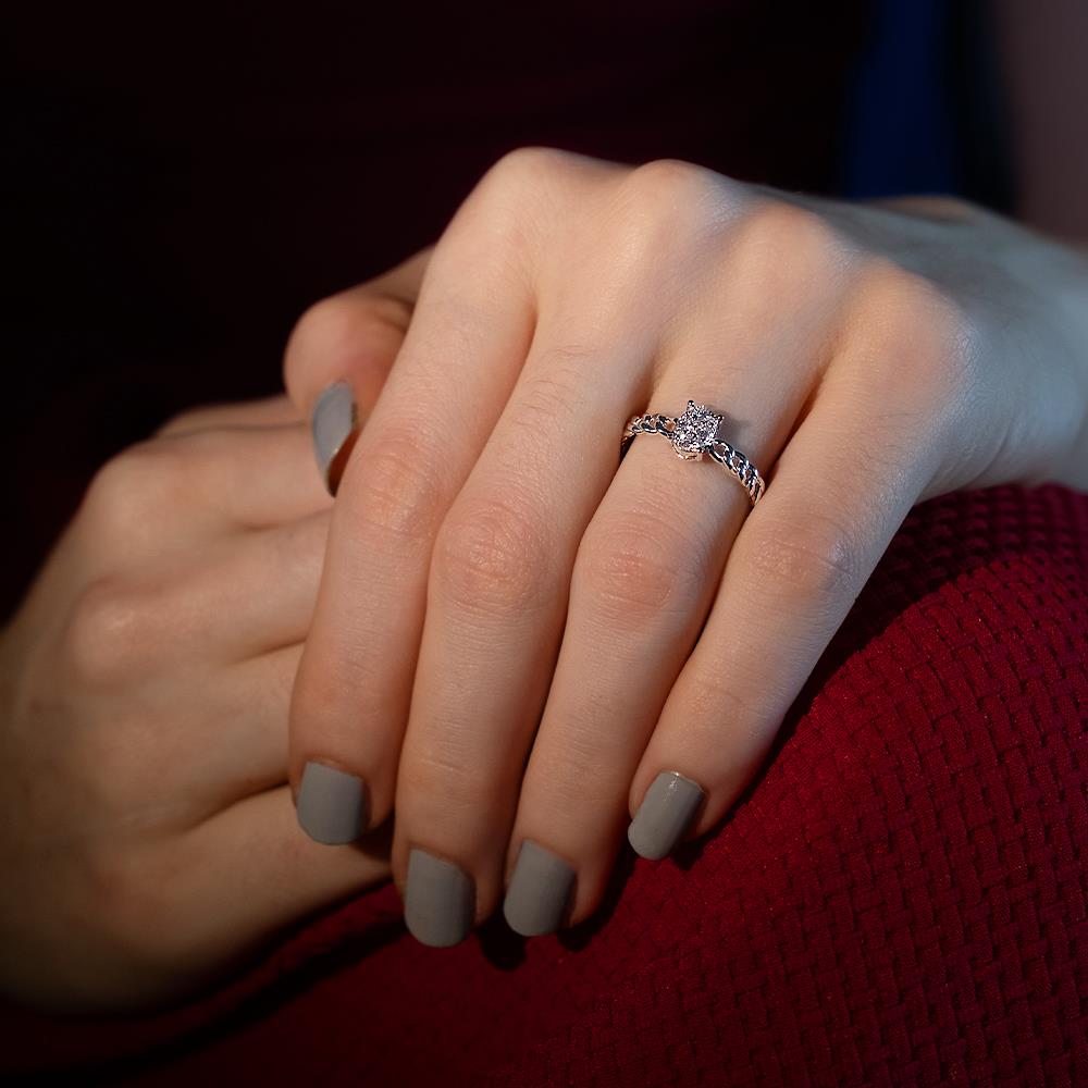 0.17 Karat Fantezi Pırlanta Yüzük