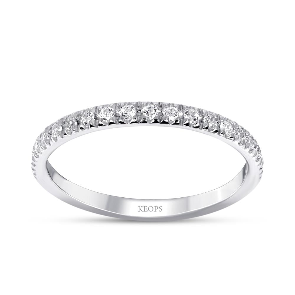 0.19 Karat Pırlanta Yarımtur Yüzük 