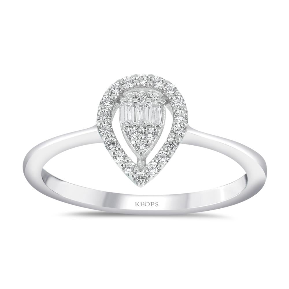 0.18 Karat Pırlanta Fantezi Yüzük