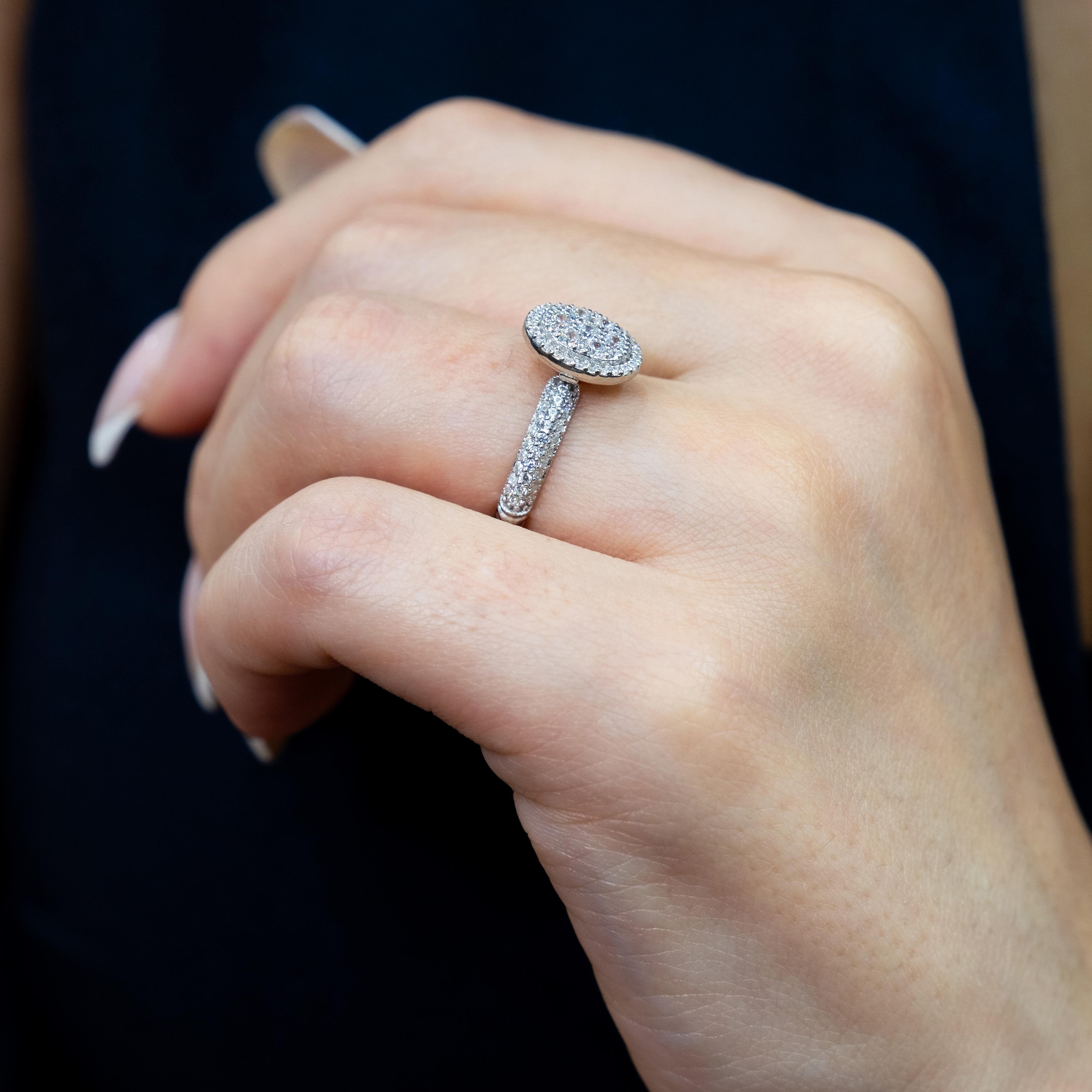 0.70 Karat Vintage Oval Yüzük