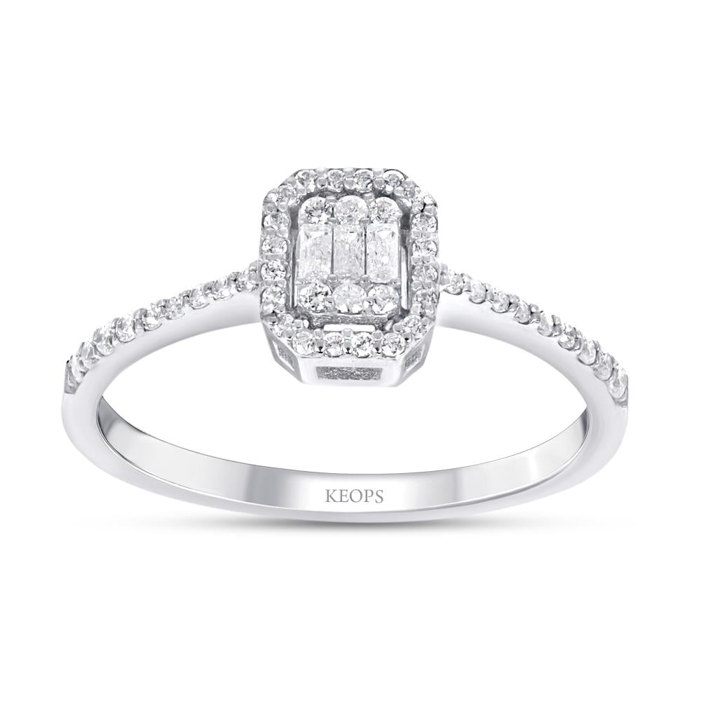 0.25 Karat Baget Pırlanta Yüzük